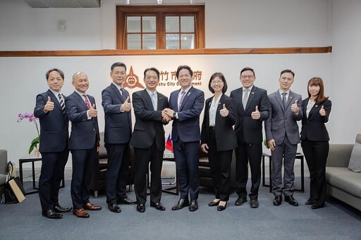 日本佐賀縣鳥栖市長向門慶人率團拜會竹市府 邱臣遠代理市長:聚焦城市治理經驗 深化台日交流