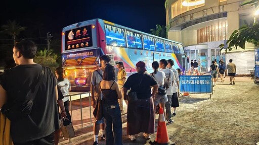 逾萬人次搭接駁 享音樂狂歡 東浪嘉年華落實觀光環保永續理念