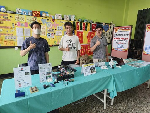 崑大電機系研發夾爪與倉儲系統 高中職校慶亮相展現創新實力