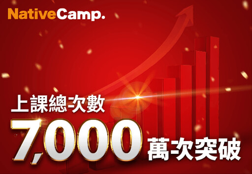 Native Camp英語會話課程累計突破7,000萬次,「無限次上課」打造卓越的持續學習力