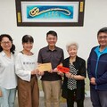基隆救國團攜手朝陽愛心社致送愛心急難扶助金 關懷失親女童