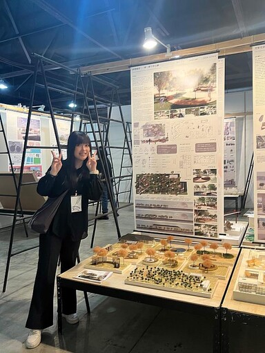 崑大空設系陳佑瑄跨域融合設計與美學 考取4證照、錄取國立研究所