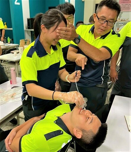竹市消防局辦「中級救護技術員教育訓練」 261人精進救護技能!