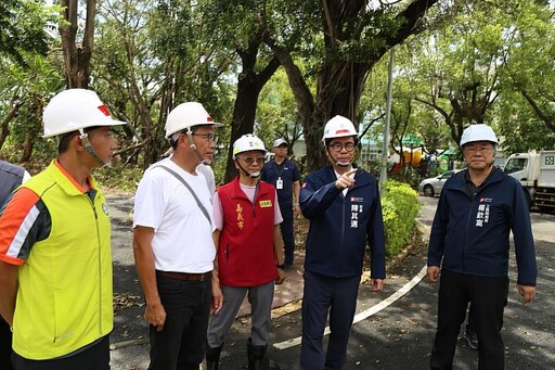 黃敏惠市長感謝各縣市災後全力支援 陳其邁市長赴嘉義市為工程人員加油打氣!