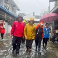 臺東市多處低窪地區再現積水 縣長饒慶鈴率隊勘災研議改善對策