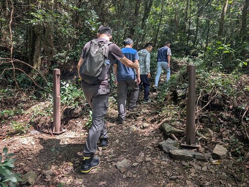 自然步道登山口設置雙向人員流量計數器 有效掌握登山健行承載量