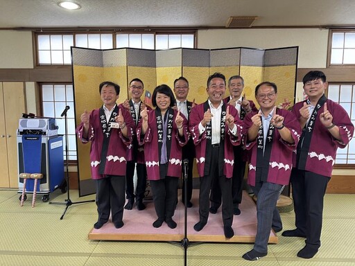 黃敏惠市長率隊旋風式回訪日本宮城縣加美町 城市友誼持續升溫