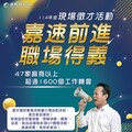 嘉義最大規模徵才登場1,600個職缺、最高薪7萬元