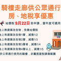 騎樓空間別忽略！竹市稅務局提醒騎樓走廊地供公眾通行 可享房、地稅優惠