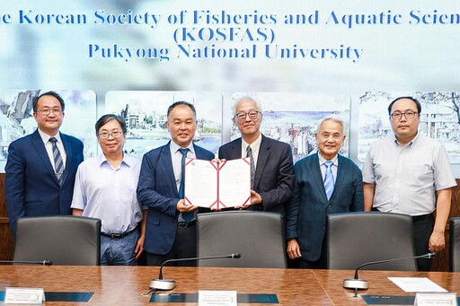 臺韓水產學會促海大與釜慶大學簽MOA 共推水產與海洋科學研究