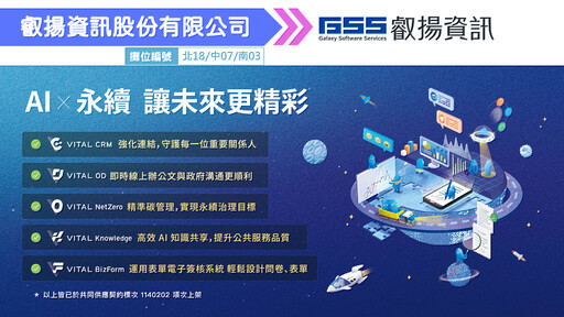 2025創新資訊應用展示暨研討會系列報導三：叡揚資訊雲端全產品齊入雲端共契，助公部門建構AI工作流程