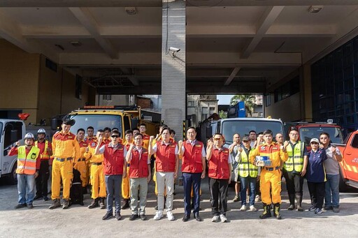 竹市特搜與重機具團隊赴花蓮支援 同島一命共度難關