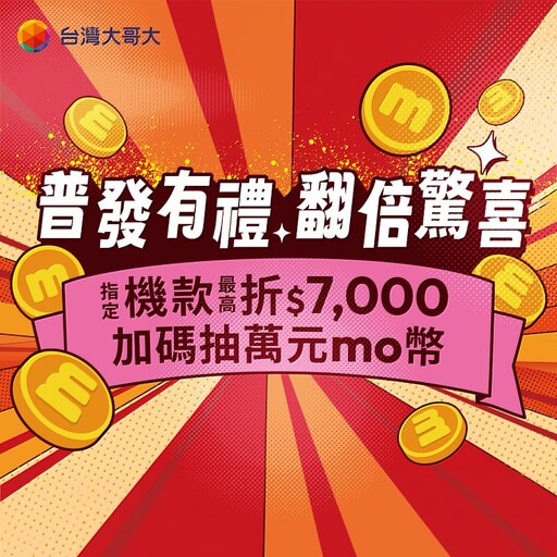 全民荷包加倍!台灣大限時三重豪禮 一萬元紅包放大三萬元享受