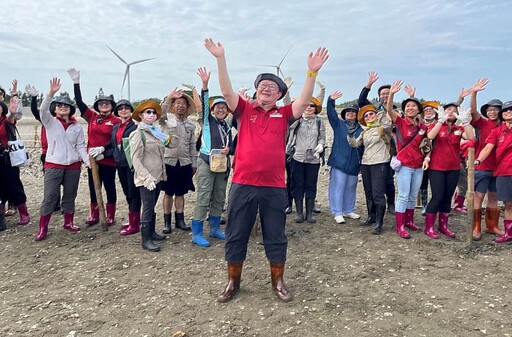 竹市府攜手台積電人力資源組織打造「蚵殼生態礁」 守護香山濕地