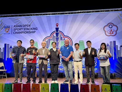 亞洲競技疊杯錦標賽在竹市!張秘書長祝台灣健兒勇奪三連霸