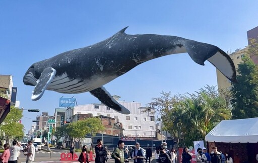 【有影】裸視3D好「鯨」奇！台南跨視紀400科藝之旅 黃偉哲1秒穿越變古人