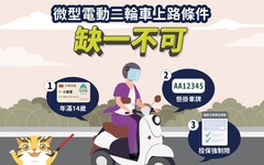 微型電動二輪車11/30起未領牌上路要開罰 苗縣警局：將加強取締