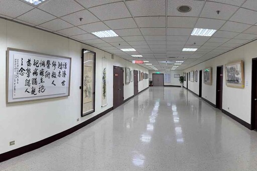 台北榮總書畫藝廊揭幕 名家傳世墨寶為醫療空間注入藝術生命力