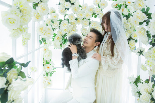 包偉銘、劉依純慶祝結婚10週年 攜愛犬重拍婚紗、開啟歐洲浪漫之旅