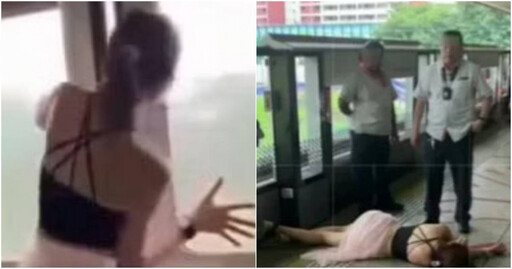 穿女裝大鬧新加坡地鐵！怪男強行「扒開車廂門」遭阻竟喊：我想死