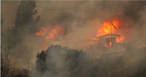 智利爆發近百起致命野火！釀至少46人罹難 逾千棟建築燒成廢墟