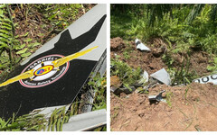 軍事訓練機墜毀油棕園曾傳巨響 機上2人失蹤「村民曝疑埋入土裡」