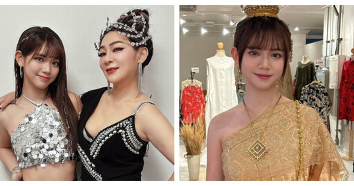 最美星二代化身泰國公主 王彩樺曬漂亮姊妹花拜年網喊「泰辣了」