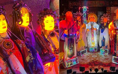 台北燈會「眾神肖像花燈」嚇壞民眾 作者發聲稱：北部人比較少看花燈