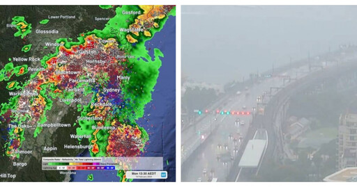 澳洲雷暴襲「 4人躲樹下遭燒傷」 雪梨3小時雷擊7.5萬次