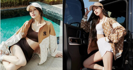 韓劇女神文佳煐私底下超會穿，棒球外套配棒球帽+小熱褲，性感運動風跟她學就對了！