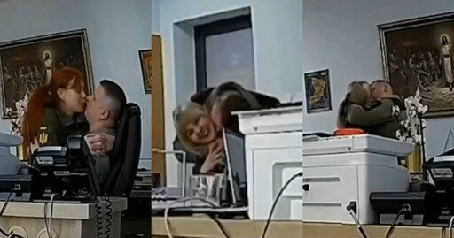 前線戰火後方慾火！烏克蘭軍官辦公室大開後宮 與多名女同事「激吻」遭爆料