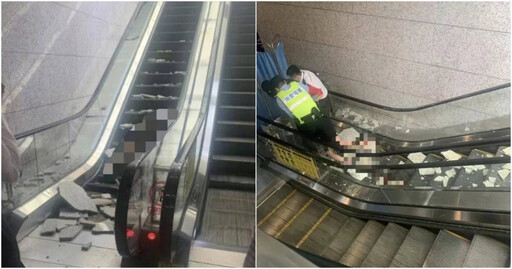 重慶地鐵站大片磁磚掉落！孕婦遭重砸「後腦勺噴血倒地」二度心臟驟停