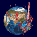 台灣震出杜拜塔！花蓮狂搖1200起 全球地震3D圖驚人畫面曝