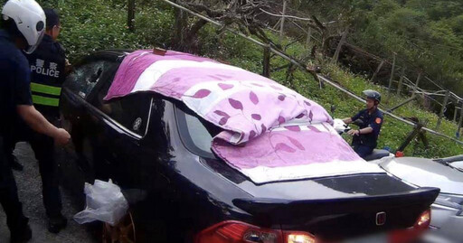 台中女警追查竊車慘遭拖行受傷 逮捕時嫌犯竟還用棉被蓋車睡大頭覺