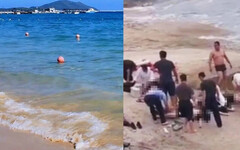 陸五一長假悲劇 一家5口海灘拍照「被巨浪捲走」…僅1幼子獨活