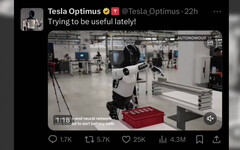 特斯拉「Optimus」人形機器人新升級 「已進廠打工」分檢電池、執行任務