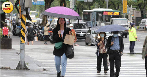 下周2鋒面結合「雨彈狂炸4天」 要到這天才會遠離