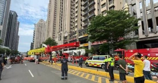 新竹大樓惡火2警消殉職 火滅後仍216人待救援！上班車潮癱瘓