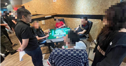 棋牌社「掛羊頭賣狗肉」藏32人聚賭 警深夜突襲露肚裝熟女嚇壞