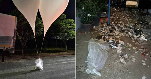 北韓第3度發動垃圾氣球攻勢 南韓首爾「遍地」惡臭垃圾