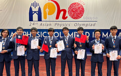 台灣高中生傳捷報！「亞洲物理奧賽」獲3金5銀 國際排名第5