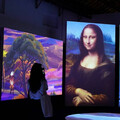 達文西體驗展明盛大開幕 《蒙娜麗莎》躍上5公尺巨幕 畫一張AI肖像畫帶回家