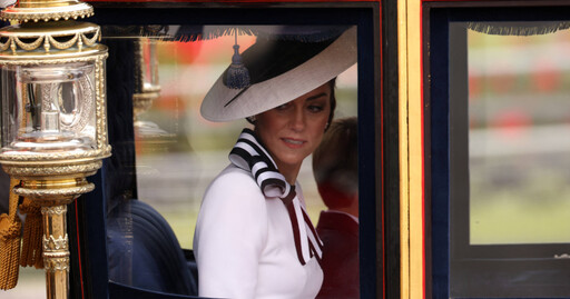 鬆一口氣！凱特王妃現身皇家閱兵典禮現場 罹癌後首次公開露面