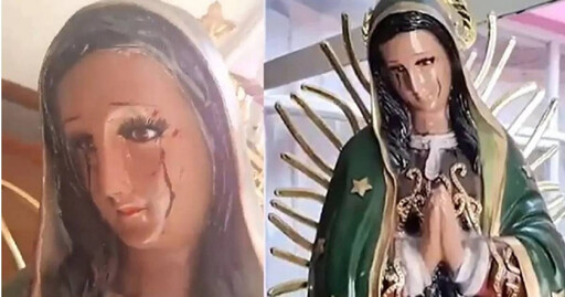 墨西哥聖母像流血淚！信徒狂喊神蹟瘋參拜 天主教會證實將調查