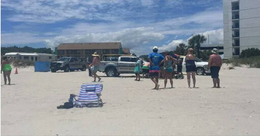 警察沒看到！美6旬婦躺沙灘上曬日光浴 遭皮卡警車輾死