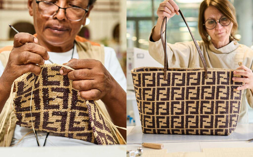 FENDI「hand in hand」計畫前進馬達加斯加！特別與Made For A Woman合作推出充滿當地傳統特色的拉菲草Baguette！
