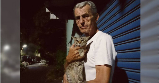 來台30年花光積蓄照顧浪貓 英國貓癡「馬爺爺」在台離世