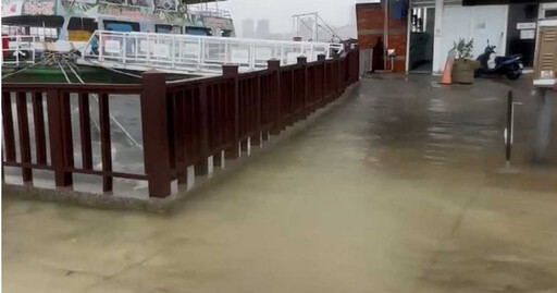 凱米颱風挾豪雨來襲 高雄再遇「天文大潮」慘淹水