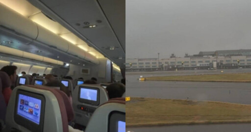 颱風凱米影響！華航機長「降落松機失敗2次」 乘客見順利落地狂鼓掌