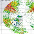 台灣上空驚見「圓形結界」！網驚：領域展開了 氣象署緊急關閉雷達